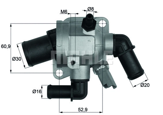 Termostatas MAHLE TI 173 88