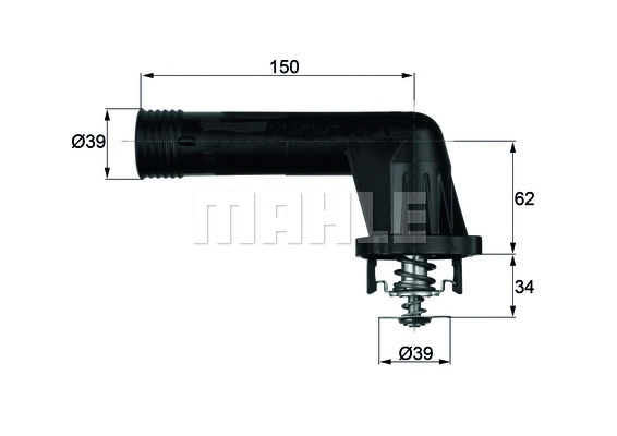 Termostatas MAHLE TI 20 95