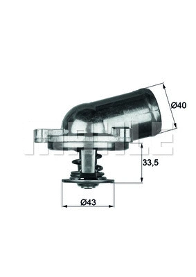 Termostatas MAHLE TI 22 87