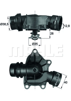 Termostatas MAHLE TI 26 88