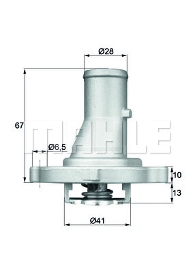 Termostatas MAHLE TI 68 87D