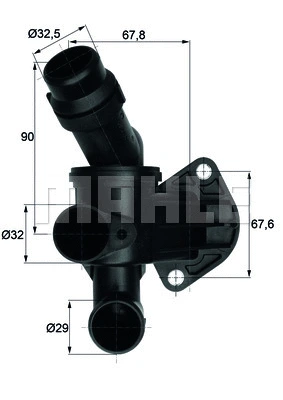 Termostatas MAHLE TI 7 87