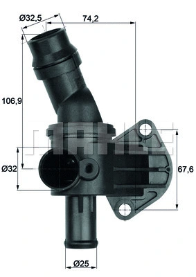 Termostatas MAHLE TI 8 87