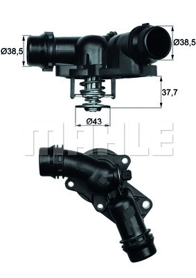 Termostatas MAHLE TM 13 97