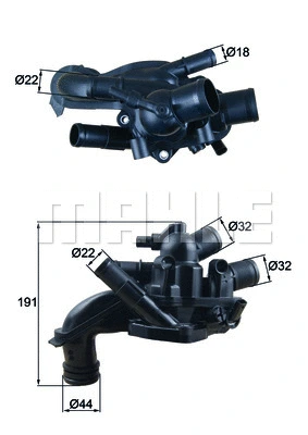 Termostatas MAHLE TM 46 105