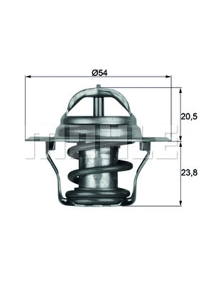 Termostatas MAHLE TX 14 87D