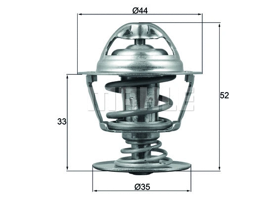 Termostatas MAHLE TX 173 88D