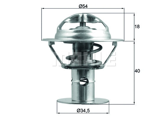 Termostatas MAHLE TX 180 86D