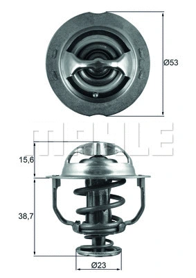 Termostatas MAHLE TX 200 90D