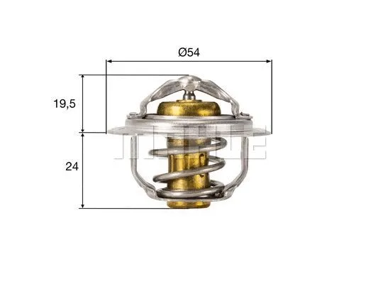 Termostatas MAHLE TX 212 82D