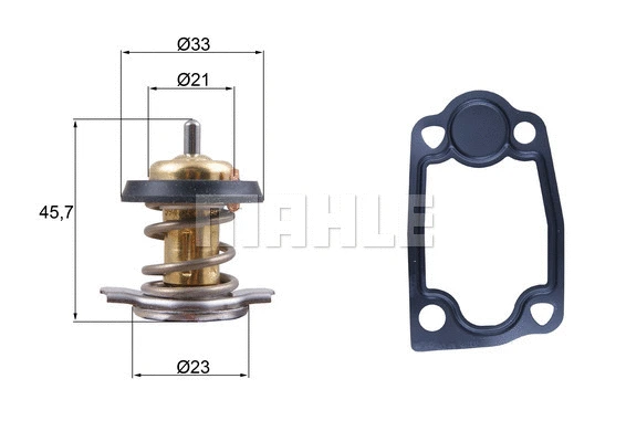 Termostatas MAHLE TX 266 79D