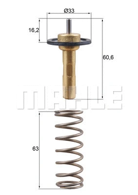 Termostatas MAHLE TX 311 90D