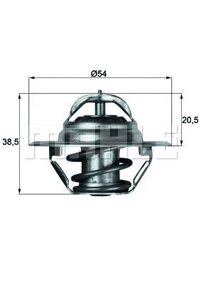 Termostatas MAHLE TX 3 83D
