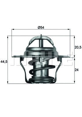 Termostatas MAHLE TX 4 92D