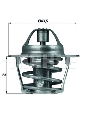 Termostatas MAHLE TX 61 83