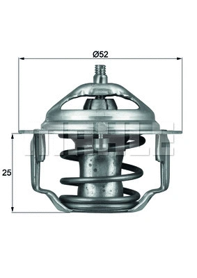 Termostatas MAHLE TX 64 88