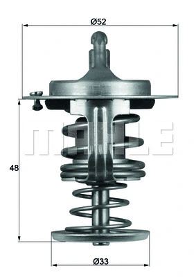Termostatas MAHLE TX 82 80D