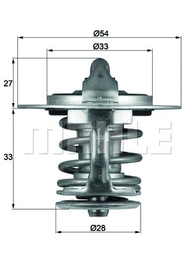 Termostatas MAHLE TX 84 77