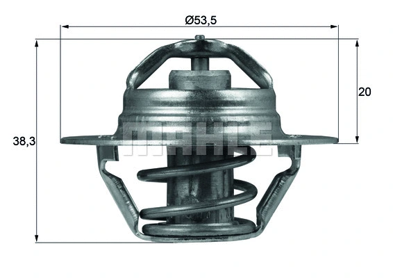 Termostatas MAHLE TX 88 88D