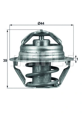 Termostatas MAHLE TX 90 82D