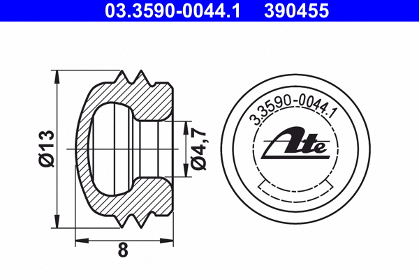 Dangtelis/dangtis ATE 03.3590-0044.1
