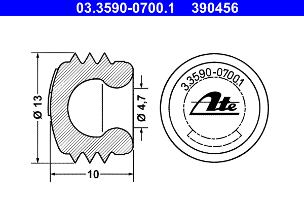 Dangtelis/dangtis ATE 03.3590-0700.1