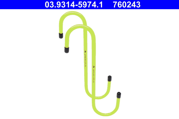 Stabdžių apkabos (stabdžių trink. antdėklo keitimo) kablys ATE 03.9314-5974.1