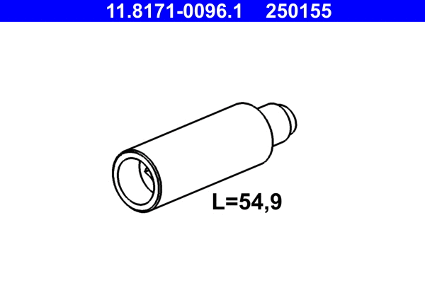 Stabdžių apkabos kreipiantysis varžtas ATE 11.8171-0096.1