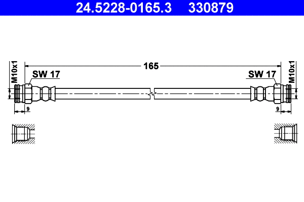 Stabdžių žarnelė ATE 24.5228-0165.3