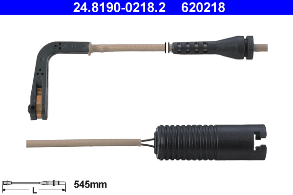 Stabdžių trinkelių susidėvėjimo daviklis ATE 24.8190-0218.2