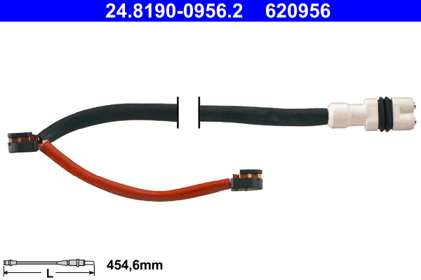 Stabdžių trinkelių susidėvėjimo daviklis ATE 24.8190-0956.2