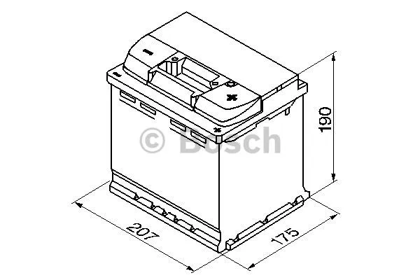 Starterio akumuliatorius BOSCH 0 092 S50 020