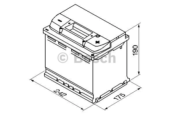 Starterio akumuliatorius BOSCH 0 092 S50 050