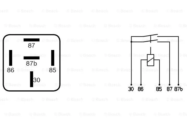 Pagrindinės srovės rėlė BOSCH 0 332 015 002
