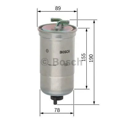 Kuro filtras BOSCH 0 450 906 442