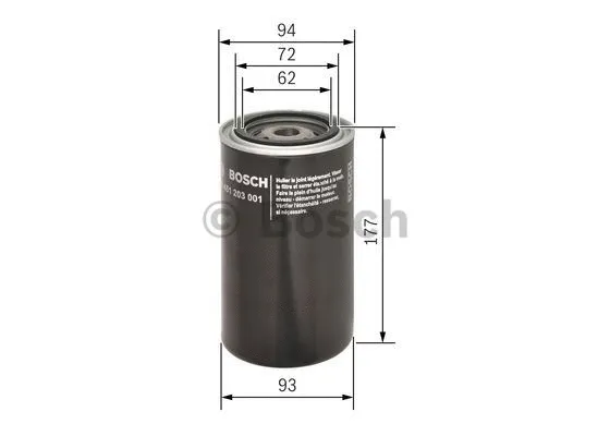 Alyvos filtras BOSCH 0 451 203 001