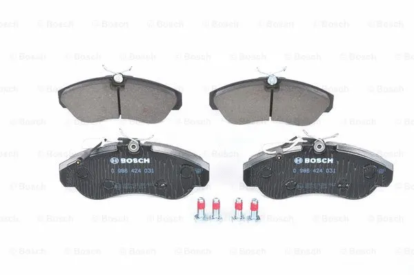 Diskinių stabdžių trinkelių rinkinys BOSCH 0 986 424 031