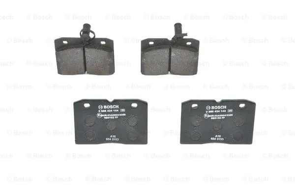 Diskinių stabdžių trinkelių rinkinys BOSCH 0 986 424 144