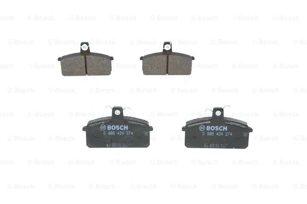 Diskinių stabdžių trinkelių rinkinys BOSCH 0 986 424 274