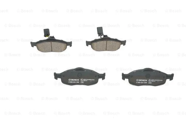 Diskinių stabdžių trinkelių rinkinys BOSCH 0 986 424 359