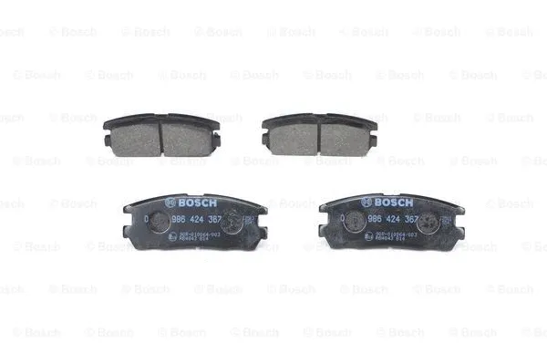 Diskinių stabdžių trinkelių rinkinys BOSCH 0 986 424 367