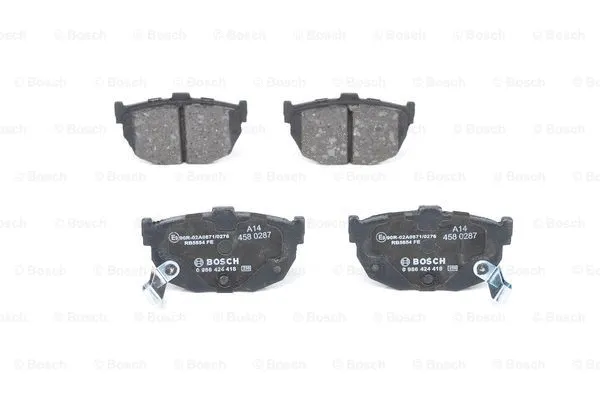 Diskinių stabdžių trinkelių rinkinys BOSCH 0 986 424 418