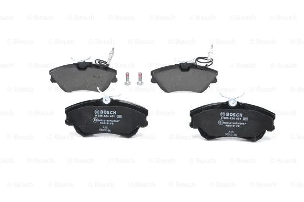 Diskinių stabdžių trinkelių rinkinys BOSCH 0 986 424 451