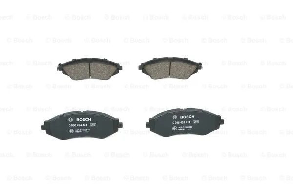 Diskinių stabdžių trinkelių rinkinys BOSCH 0 986 424 474