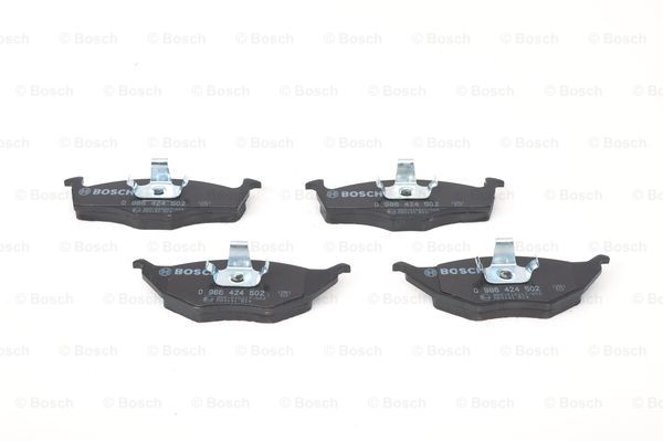 Diskinių stabdžių trinkelių rinkinys BOSCH 0 986 424 502