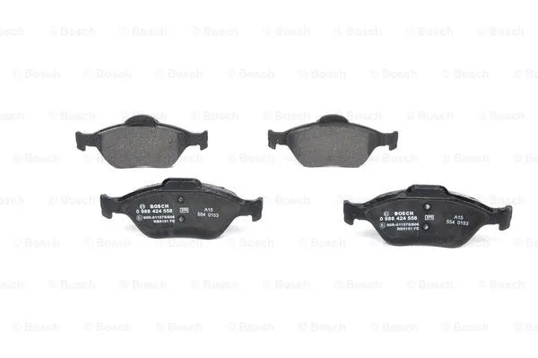 Diskinių stabdžių trinkelių rinkinys BOSCH 0 986 424 558