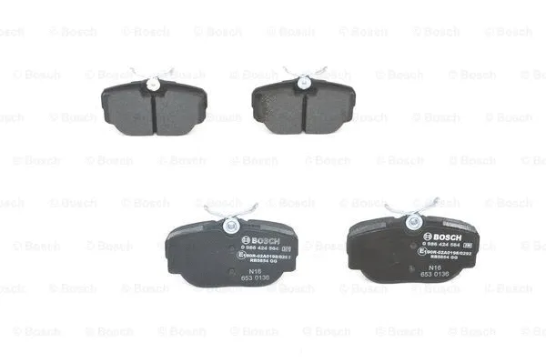 Diskinių stabdžių trinkelių rinkinys BOSCH 0 986 424 564