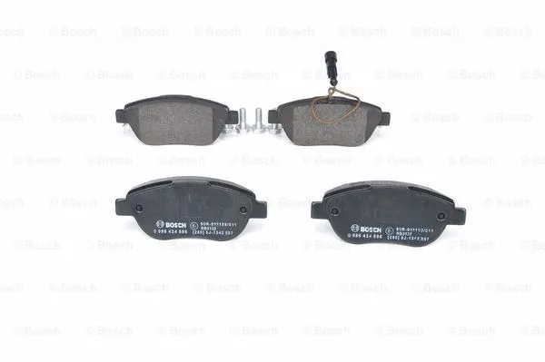 Diskinių stabdžių trinkelių rinkinys BOSCH 0 986 424 596