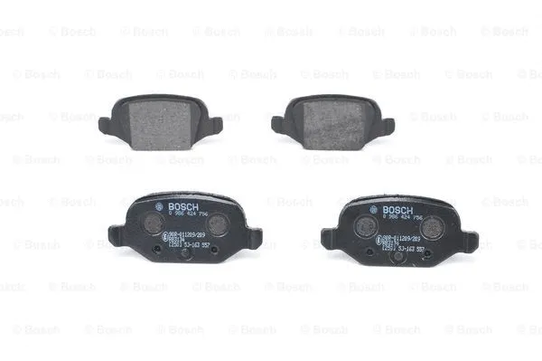 Diskinių stabdžių trinkelių rinkinys BOSCH 0 986 424 756