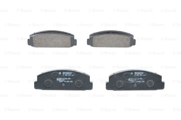 Diskinių stabdžių trinkelių rinkinys BOSCH 0 986 424 817